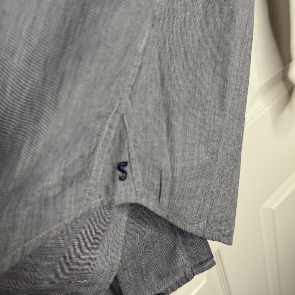 Todd Snyder Summerweight Favorite Shirt in Chambray Blue NWT - Picture 5 of 9